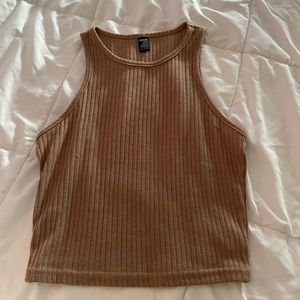 Rib-knit tank top from Shein, size M. Never worn!